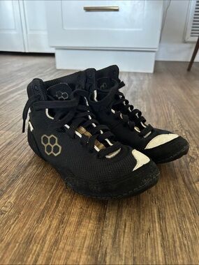 Rudis Black Wrestling Shoes